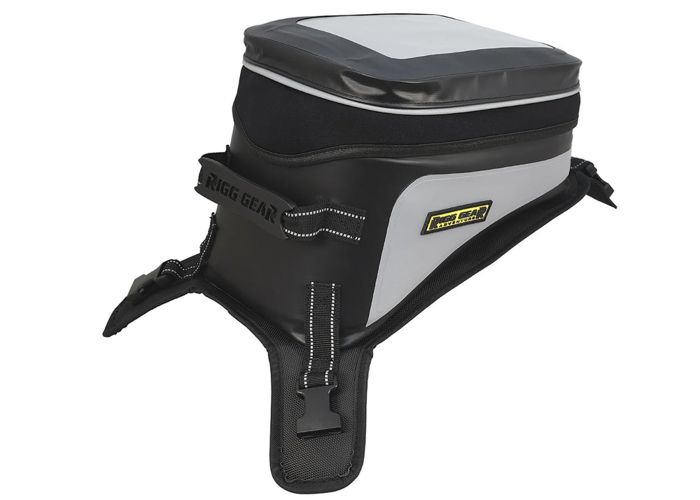 Nelson-Rigg front view showing durable waterproof shell and organized storage
