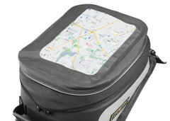 Nelson-Rigg side profile highlighting shape that fits adventure bike tanks