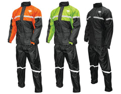 Nelson-Rigg stormrider front view showing waterproof jacket and pants for dry rides