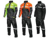 Nelson-Rigg jacket front view showing waterproof protection and hi-vis panels
