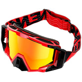 NENKI front view red lens showing clear field of vision benefit