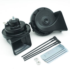 NEOGET front face horn showing dual-tone openings and durable shell, clear audible signal