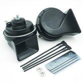 NEOGET front view of dual-tone horn showing bold design and loud signal benefit