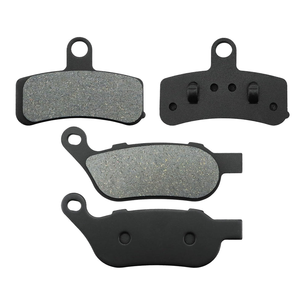 Neomech packaging with front and rear brake pads showing compatibility list and protection