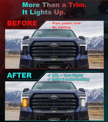 NEOXIST DRL close-up highlighting bright white LED strip for visibility