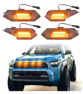 NEOXIST front grille light installed on 4Runner showing bold amber accent for visibility