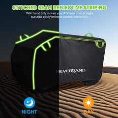 NEVERLAND reflective strip and handle for safer nighttime handling
