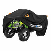 NEVERLAND front view showing full ATV protection and quick alignment