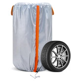 NEVERLAND front view of tire stack cover showing full protection and neat storage