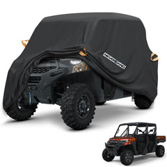 NEVERLAND cover front view showing full vehicle protection and weather resistance