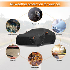 NEVERLAND Mustang cover fabric close-up showing durable, soft polyester