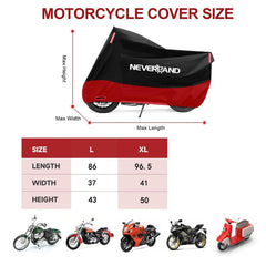 NEVERLAND reflective strip visible on cover improving night visibility