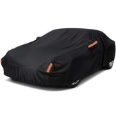 NEVERLAND front view showing full sedan coverage and protection