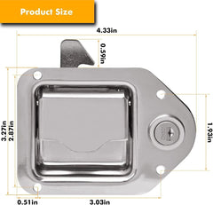 Newace latch installed on truck toolbox demonstrating secure storage benefit