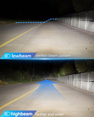 NEWBROWN H11 anti-UV quartz glass close-up showing durable construction benefit