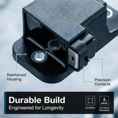 NEWHOW module bolted to engine block showing clean ground surface benefit