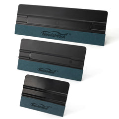 NEWISHTOOL front view of three squeegees showing kit and portability benefit