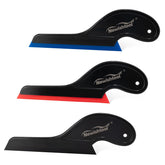 NEWISHTOOL front view packaging showing three silicone squeegees and handles for quick identification