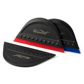 NEWISHTOOL front view of three black squeegees showing compact pack benefit