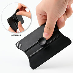 NEWISHTOOL squeegee with handle attached demonstrating grip and improved control