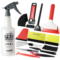 NEWISHTOOL kit layout showing all tools for complete tint installs and faster workflow