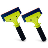 NEWISHTOOL front view showing both rubber squeegees for precise film application and durability