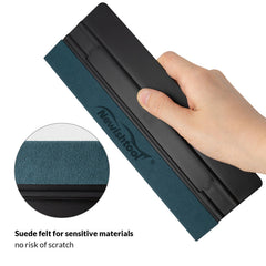 NEWISHTOOL large, medium and small squeegees lined up for size selection benefit