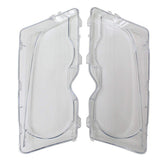NewYall front view of both clear replacement lenses, precise fit and restored look
