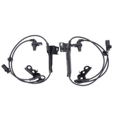 NewYall front sensors pair front view showing plug ends and wire harness, reliable replacement