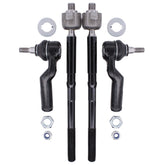 NewYall front tie rod set packaging showing complete kit and benefit clear fitment