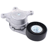 NewYall tensioner front view showing housing and pulley for correct fit