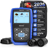 NEXAS NL102 front view showing screen and quick diagnostics for fast fault finding