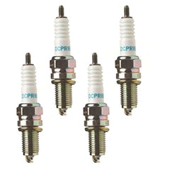 NGK 4339 front packaging showing four genuine plugs and hardware, brand reliability