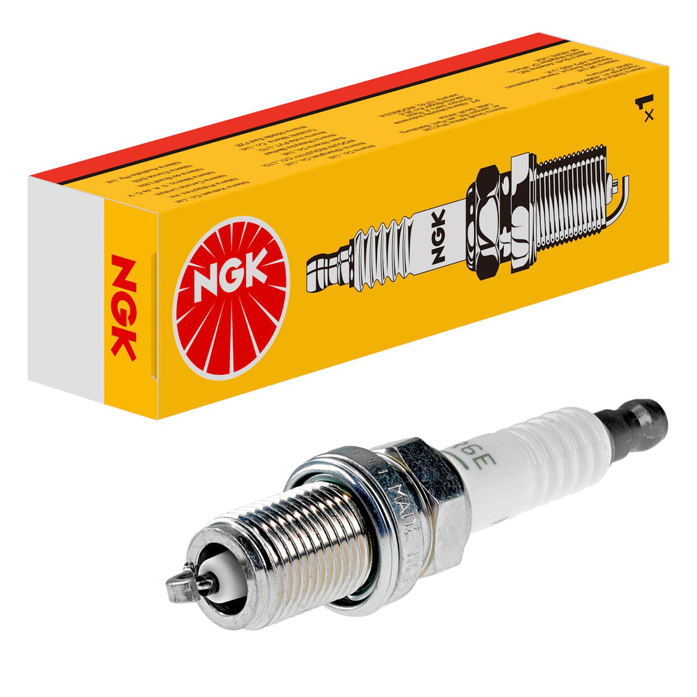 NGK spark plug front packaging showing BKR6E box and brand, ready-to-install benefit