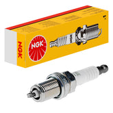 NGK spark plug front packaging showing BKR6E box and brand, ready-to-install benefit