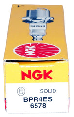 NGK single BPR4ES spark plug close-up highlighting clean construction and fitment
