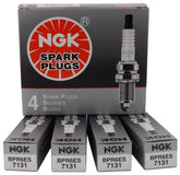 NGK front packaging showing BPR6ESX4 pack of four and model clarity benefit