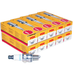 NGK CMR6H front packaging showing ten spark plugs and model number for quick identification