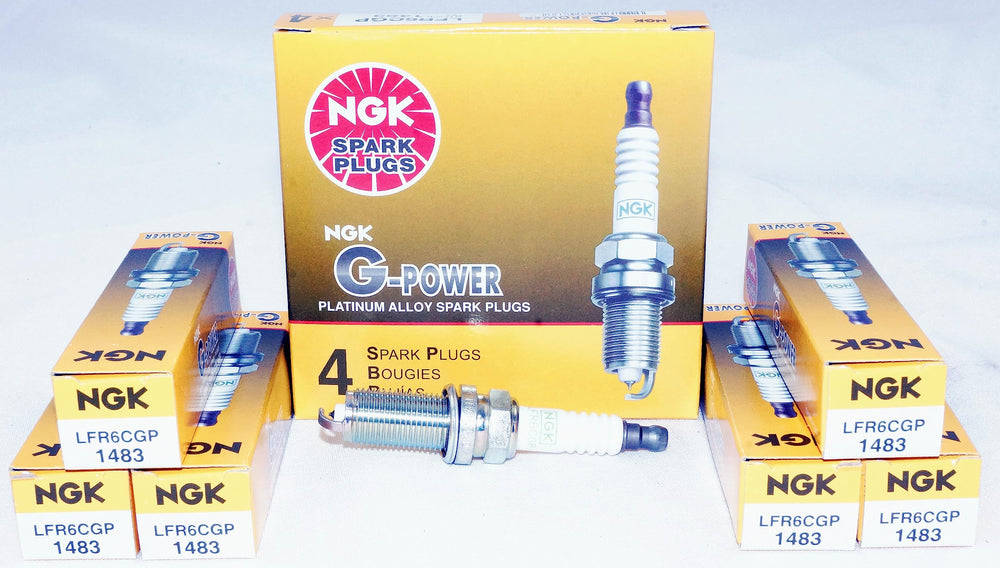 NGK G-Power LFR6CGP front packaging showing six-pack and authentic branding benefit reliability