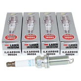 NGK ILKAR8H6 front packaging showing pack of four and OEM quality