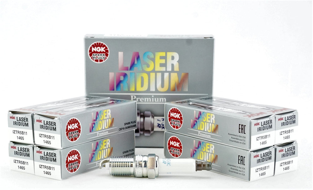 NGK front packaging showing spark plug box, authentic OEM assurance