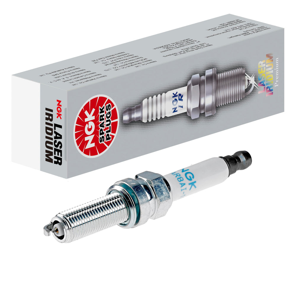 NGK LMAR9AI-10 front view showing packaging and part number, clear identification benefit