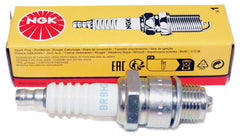 NGK close-up of plug electrode and copper core highlighting conductivity and reliable spark