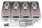 NGK front packaging showing set of four for confident OEM replacement