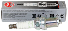 NGK single plug close-up showing body and tip for clear inspection
