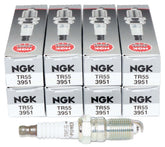 NGK front packaging showing TR55 eight-pack and clear part ID for easy purchase