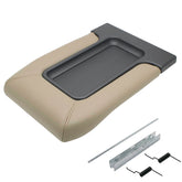 NHILES front view of replacement center console lid showing clean fit and restored look