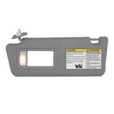 NHILES driver-side visor front view showing gray finish and fit benefits
