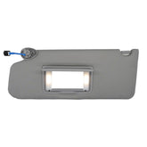 NHILES driver sun visor front view showing gray finish and clean look