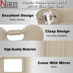 NHILES beige fabric texture close-up demonstrating headliner match and clean finish